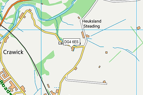 DG4 6ES map - OS VectorMap District (Ordnance Survey)