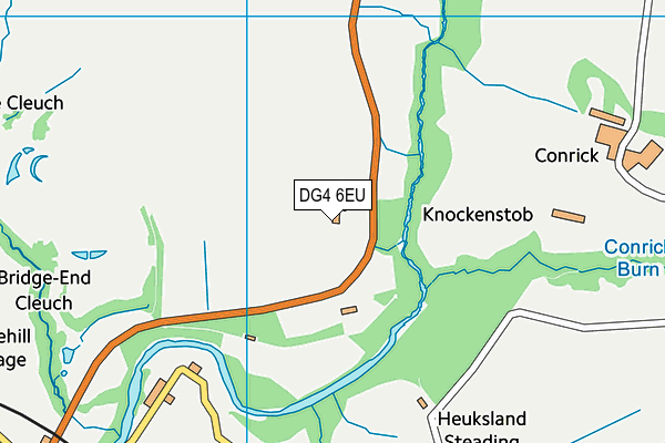 DG4 6EU map - OS VectorMap District (Ordnance Survey)