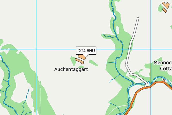 DG4 6HU map - OS VectorMap District (Ordnance Survey)