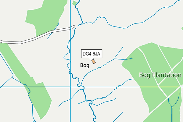 DG4 6JA map - OS VectorMap District (Ordnance Survey)