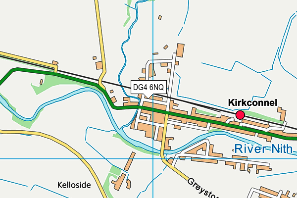 DG4 6NQ map - OS VectorMap District (Ordnance Survey)