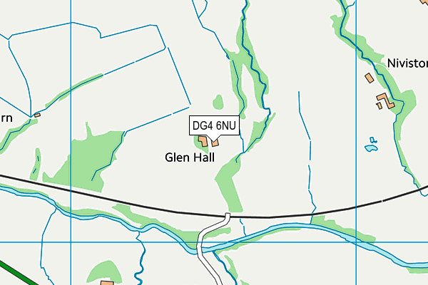 DG4 6NU map - OS VectorMap District (Ordnance Survey)