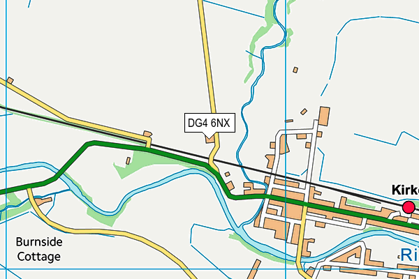 DG4 6NX map - OS VectorMap District (Ordnance Survey)