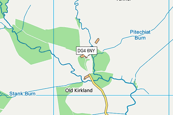 DG4 6NY map - OS VectorMap District (Ordnance Survey)