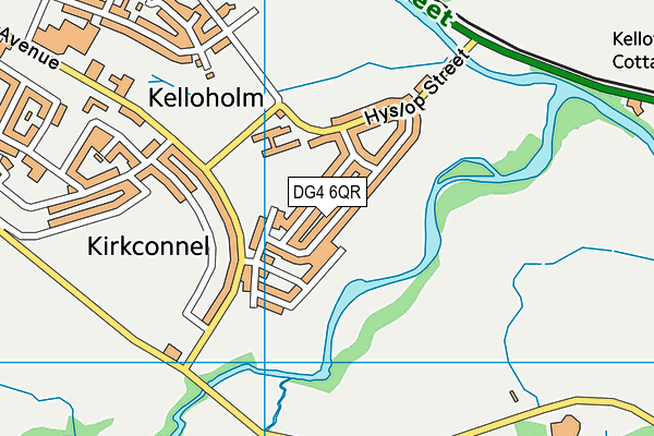 DG4 6QR map - OS VectorMap District (Ordnance Survey)