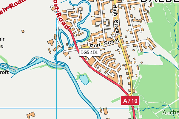 DG5 4DL map - OS VectorMap District (Ordnance Survey)