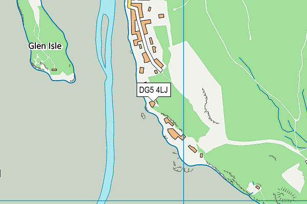 DG5 4LJ map - OS VectorMap District (Ordnance Survey)