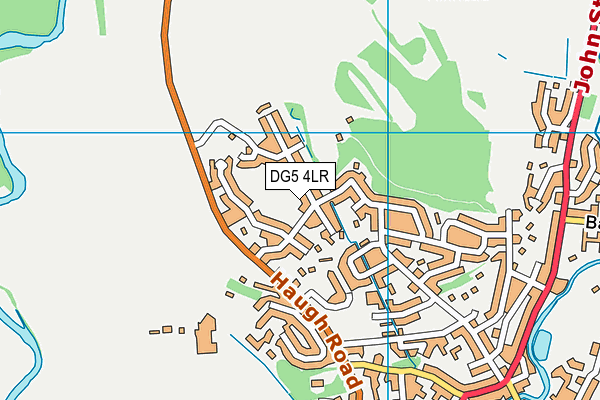 DG5 4LR map - OS VectorMap District (Ordnance Survey)