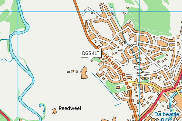 DG5 4LT map - OS VectorMap District (Ordnance Survey)