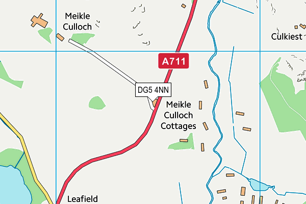 DG5 4NN map - OS VectorMap District (Ordnance Survey)