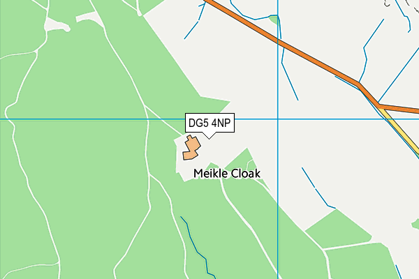 DG5 4NP map - OS VectorMap District (Ordnance Survey)