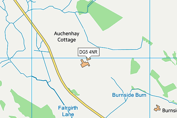 DG5 4NR map - OS VectorMap District (Ordnance Survey)