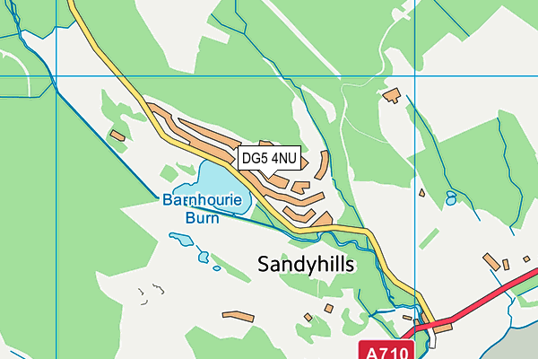 DG5 4NU map - OS VectorMap District (Ordnance Survey)