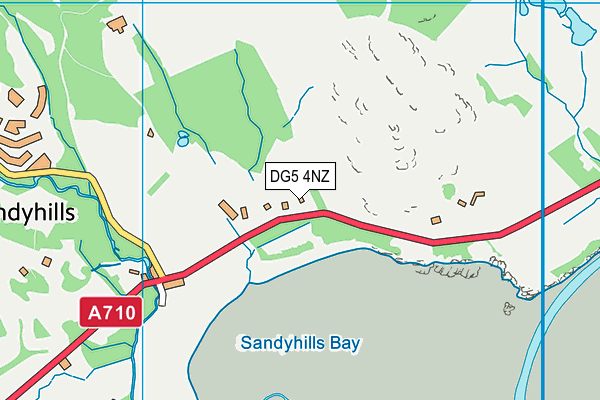 DG5 4NZ map - OS VectorMap District (Ordnance Survey)