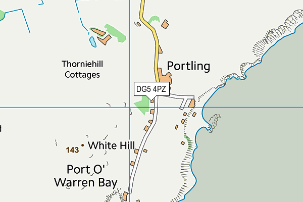 DG5 4PZ map - OS VectorMap District (Ordnance Survey)