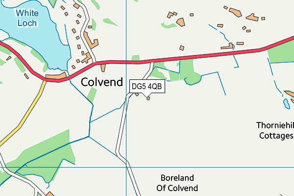 DG5 4QB map - OS VectorMap District (Ordnance Survey)