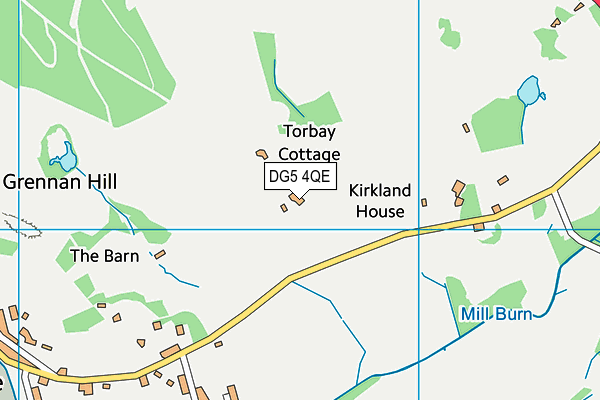 DG5 4QE map - OS VectorMap District (Ordnance Survey)