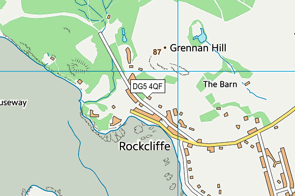 DG5 4QF map - OS VectorMap District (Ordnance Survey)