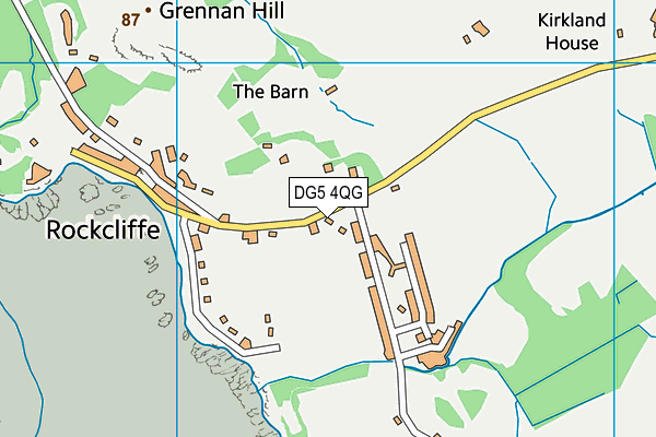 DG5 4QG map - OS VectorMap District (Ordnance Survey)