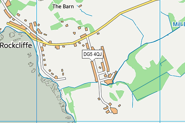DG5 4QJ map - OS VectorMap District (Ordnance Survey)
