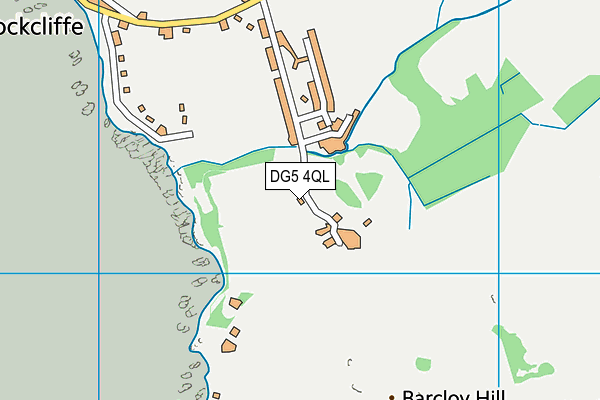 DG5 4QL map - OS VectorMap District (Ordnance Survey)