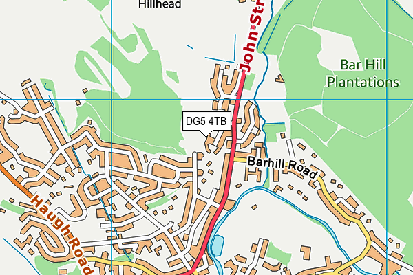 DG5 4TB map - OS VectorMap District (Ordnance Survey)