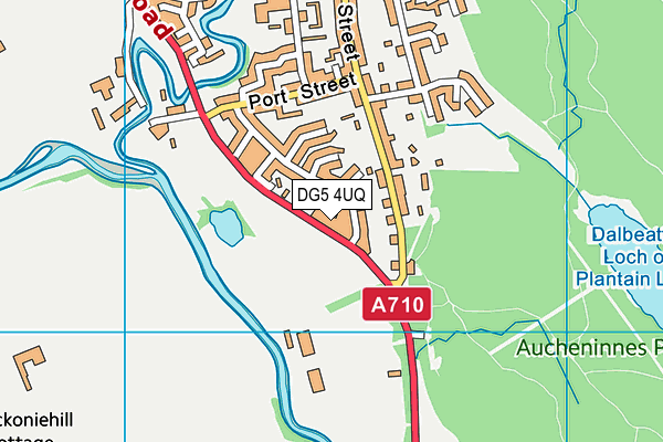 DG5 4UQ map - OS VectorMap District (Ordnance Survey)