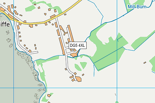 DG5 4XL map - OS VectorMap District (Ordnance Survey)