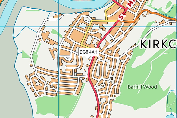 DG6 4AH map - OS VectorMap District (Ordnance Survey)