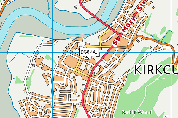 DG6 4AJ map - OS VectorMap District (Ordnance Survey)