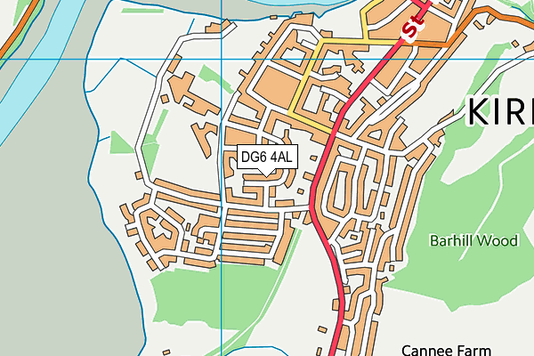 DG6 4AL map - OS VectorMap District (Ordnance Survey)