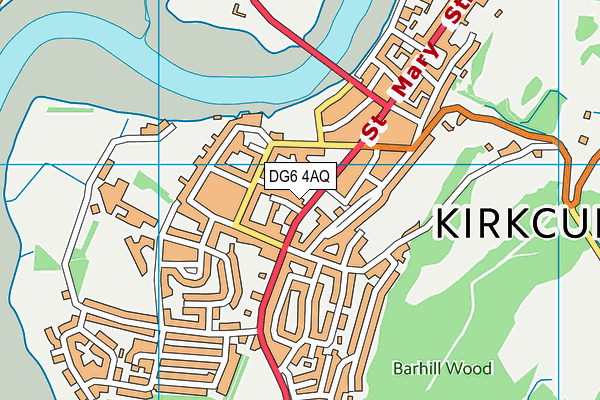 DG6 4AQ map - OS VectorMap District (Ordnance Survey)