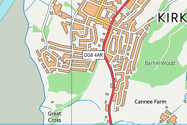 DG6 4AR map - OS VectorMap District (Ordnance Survey)