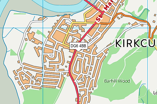 DG6 4BB map - OS VectorMap District (Ordnance Survey)