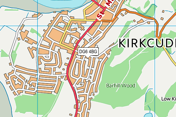 DG6 4BG map - OS VectorMap District (Ordnance Survey)