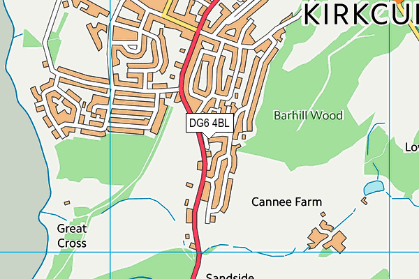 DG6 4BL map - OS VectorMap District (Ordnance Survey)