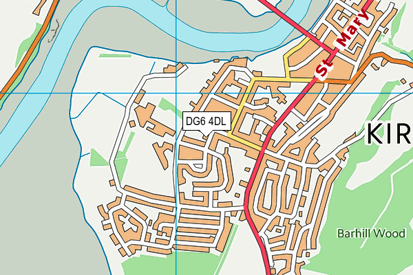 DG6 4DL map - OS VectorMap District (Ordnance Survey)