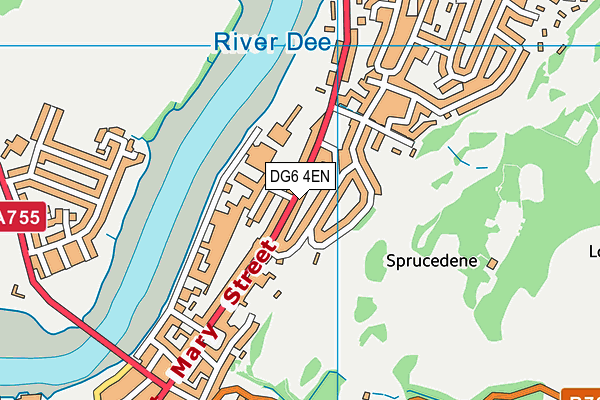 DG6 4EN map - OS VectorMap District (Ordnance Survey)