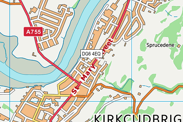 DG6 4EQ map - OS VectorMap District (Ordnance Survey)