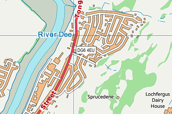 DG6 4EU map - OS VectorMap District (Ordnance Survey)