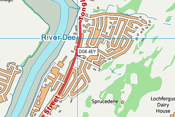 DG6 4EY map - OS VectorMap District (Ordnance Survey)