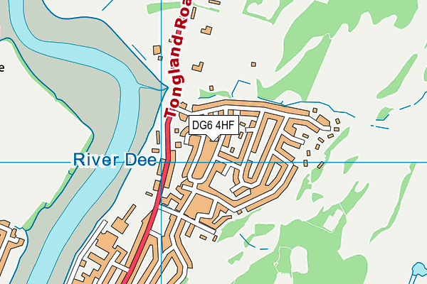 DG6 4HF map - OS VectorMap District (Ordnance Survey)