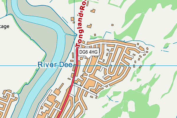 DG6 4HG map - OS VectorMap District (Ordnance Survey)