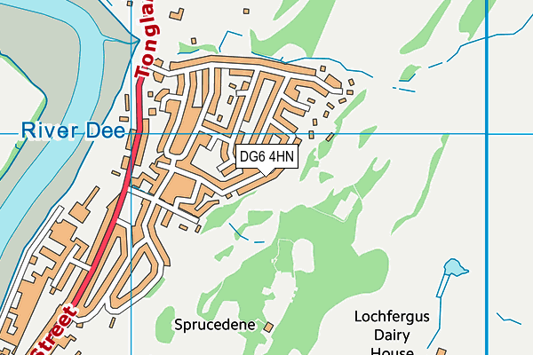 DG6 4HN map - OS VectorMap District (Ordnance Survey)