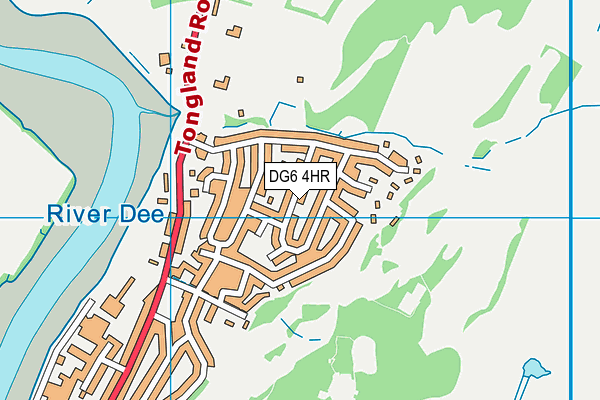 DG6 4HR map - OS VectorMap District (Ordnance Survey)