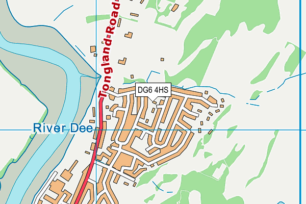 DG6 4HS map - OS VectorMap District (Ordnance Survey)