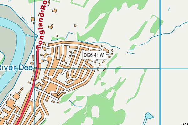 DG6 4HW map - OS VectorMap District (Ordnance Survey)