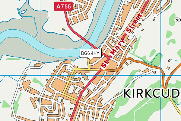 DG6 4HY map - OS VectorMap District (Ordnance Survey)