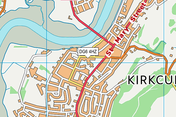 DG6 4HZ map - OS VectorMap District (Ordnance Survey)