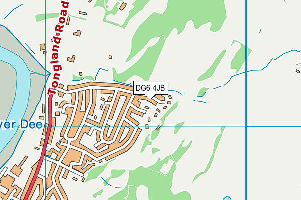 DG6 4JB map - OS VectorMap District (Ordnance Survey)